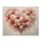Stupell Industries Valentine Roses Heart Canvas Wall Art